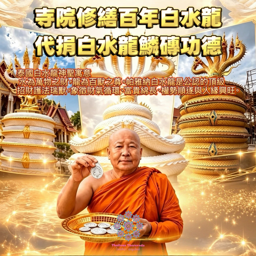 10月9日🔸 寺院修繕🔸百年白水龍
🔸代捐白水龍鱗磚功德