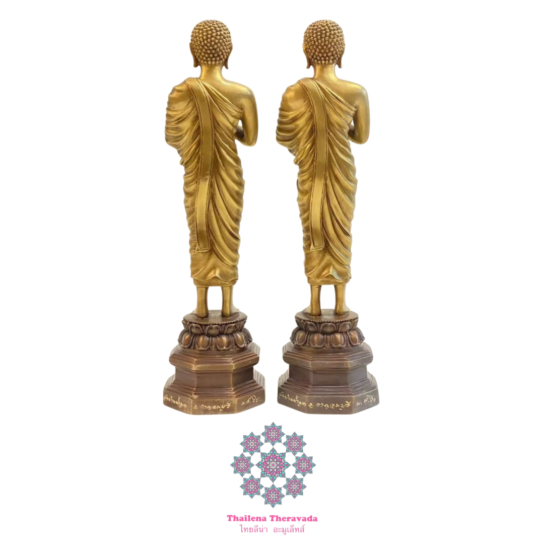 龍婆威基早期佛祖弟子供奉一對